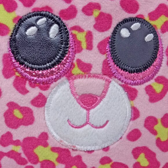 Ty Squish A Boo Lainey the Pink Leopard Plush Stuffed Animal 9.5" - Picture 3 of 7